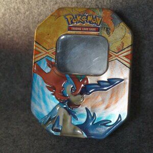 2013 Pokémon Keldeo EX Collector Tin EMPTY No Cards As Is